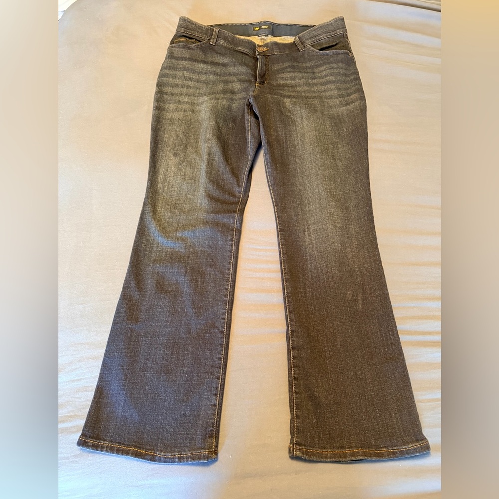 Lee Women's Boot Cut blue Jeans